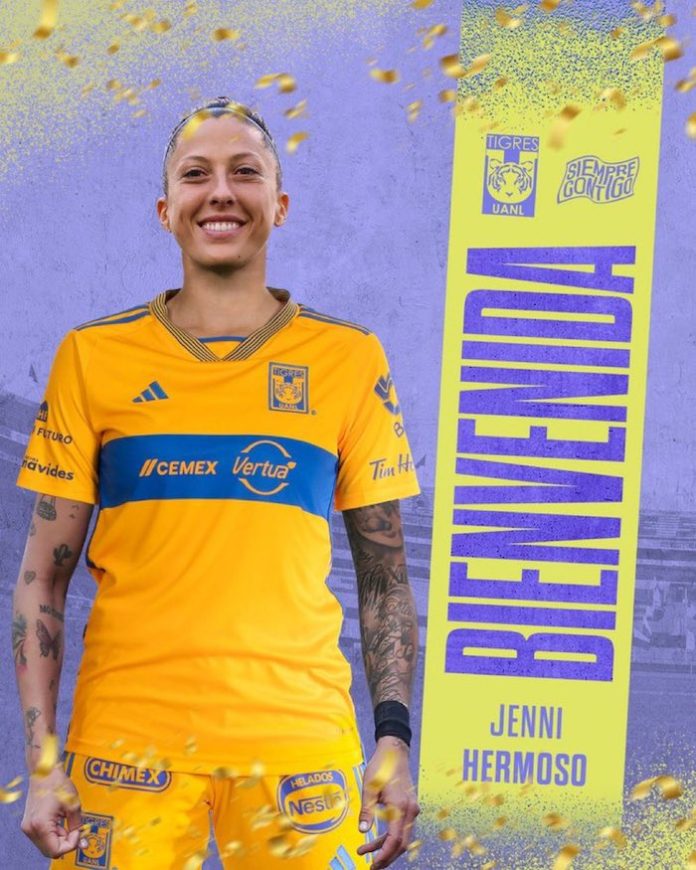 Confirma Tigres Femenil fichaje de Jennifer Hermoso