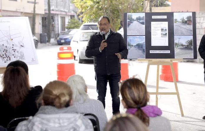 Avanza Escobedo en remodelación de calles y avenidas