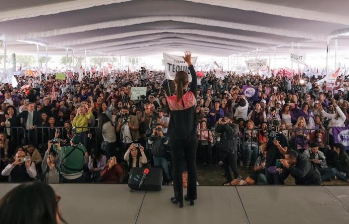 A la Presidencia no llega una, llegamos todas: Claudia Sheinbaum