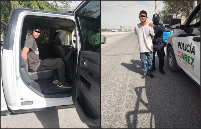 Detiene la Policía de Juárez a dos sujetos por el delito de robo con violencia