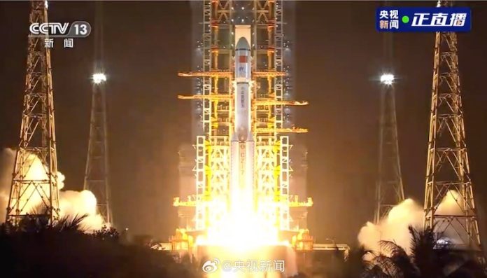 China lanza a la órbita su nave de carga Tianzhou 7