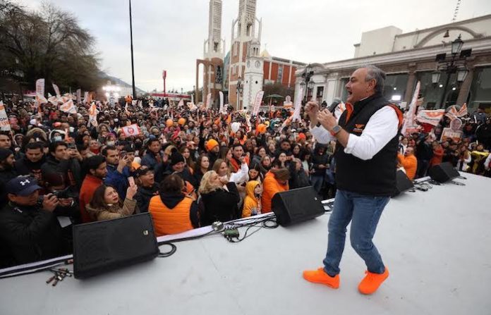 Héctor García cierra su precampaña en Guadalupe