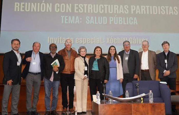 Encabeza Xóchitl Gálvez reunión sobre salud pública