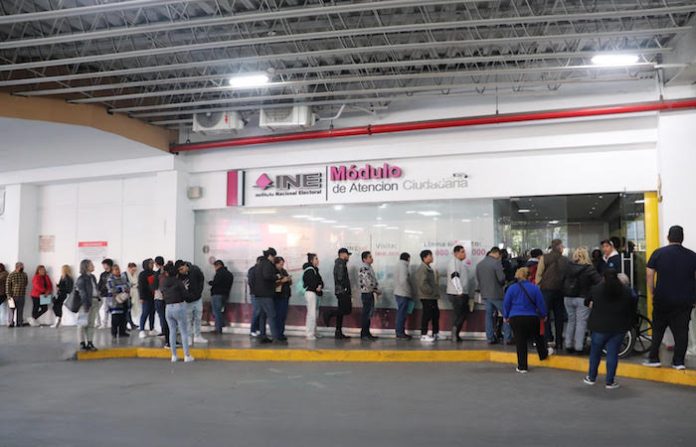 Concluye fecha límite para realización de trámites en el INE