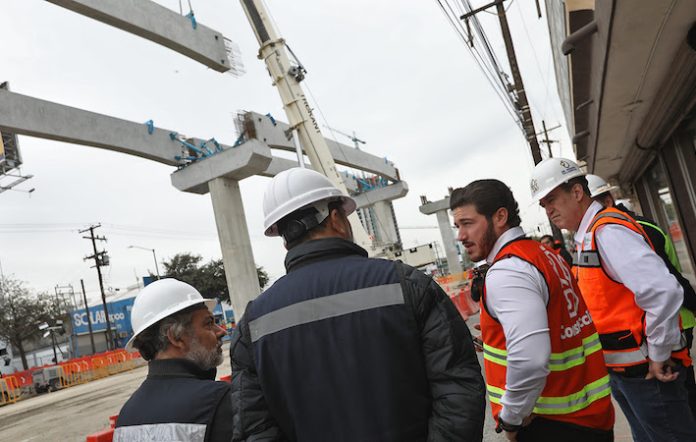 Supervisa Samuel García montaje de Trabes de Rodadura de la Línea 6 del Metro