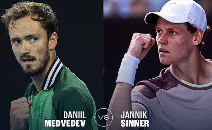 Final impredecible en Australia: Medvedev y Sinner miden fuerzas por décima vez