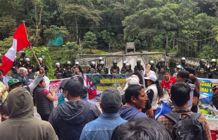 Pobladores radicalizarán protesta por nuevo sistema de venta de boletos a Machu Picchu