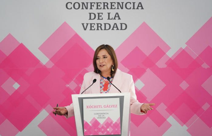 Inicia Xóchitl Gálvez con las conferencias de la verdad