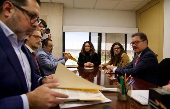 Luisa María Alcalde presenta solicitud de juicio político contra juez de Tamaulipas