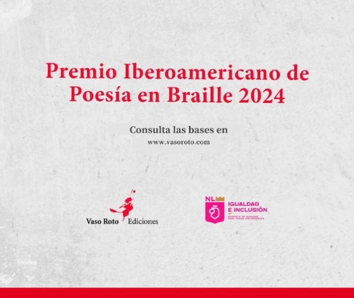 Invitan a participar en el Premio Iberoamericano de Poesía en Braille 2024