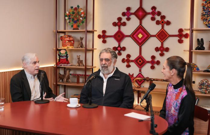 ’’Este proyecto es para todos y para todas’’: Claudia Sheinbaum comparte junto a Rafael Barajas ‘’El Fisgón’’ y Pedro Miguel su visión de la 4T