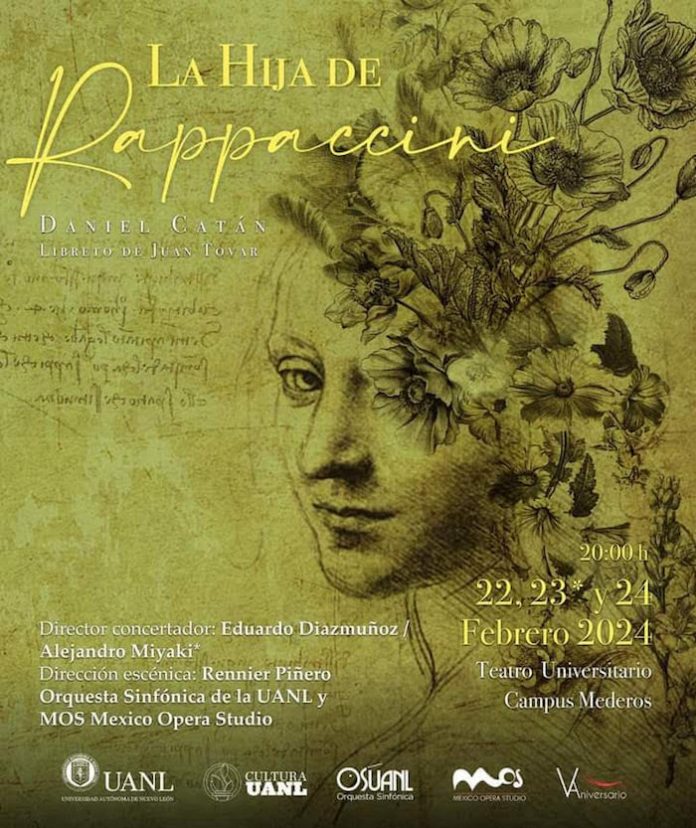 Estrenan hoy La Hija de Rappaccini