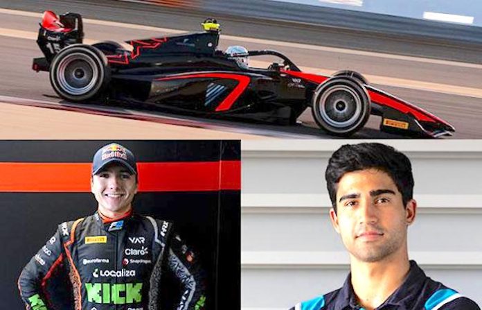 Fittipaldi, Correa y Villagómez inician temporada Fórmula 2 en el Circuito de Bahréin