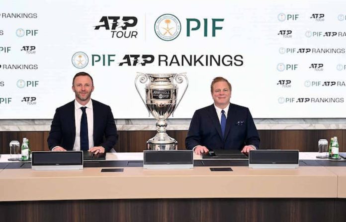 ATP y PIF anuncian un acuerdo estratégico para acelerar el crecimiento mundial del tenis