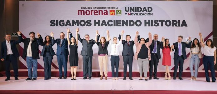 Presenta Claudia Sheinbaum a su equipo de campaña