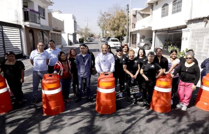 Rehabilita Escobedo calles de colonia Paseo Real