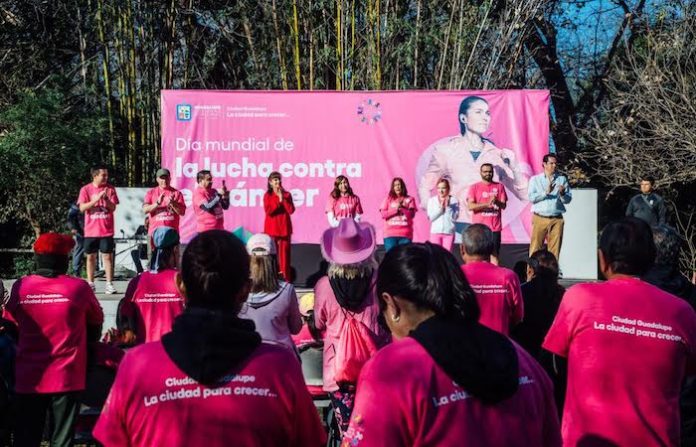 Participan más de 300 en la primera Caminata contra el Cáncer en Guadalupe