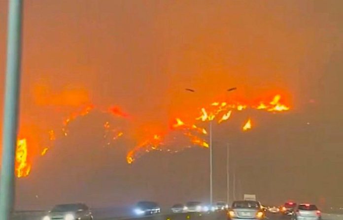 Autoridades chilenas informan 10 detenidos por incumplir toque de queda durante incendios