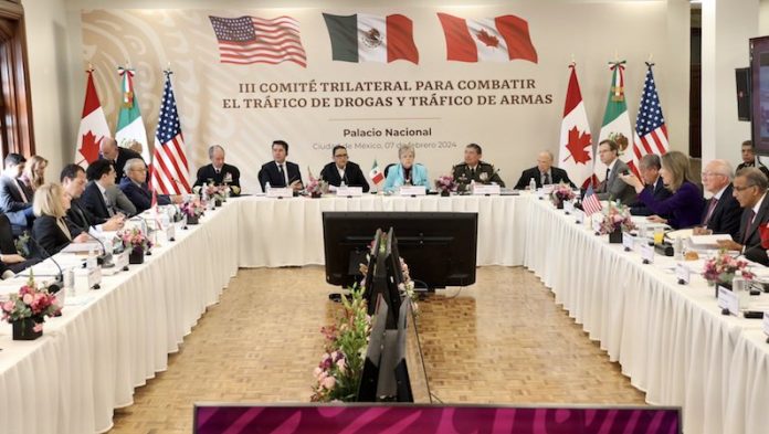 México, EU y Canadá acuerdan mejorar regulación para combatir tráfico de drogas