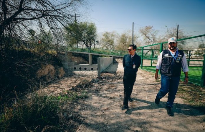 Entrega Monterrey sistemas de amortiguamiento pluvial en zona poniente