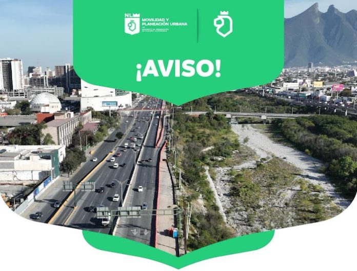Anuncia Gobierno de NL reducción de carriles en avenidas Constitución y San Jerónimo