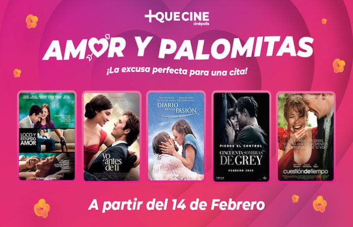 ¿Aún no sabes qué hacer para San Valentín? ¡VAMOS AL CINE!