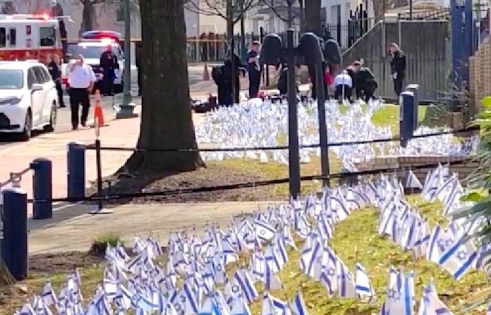 Un hombre se prende fuego cerca de la embajada de Israel en Washington