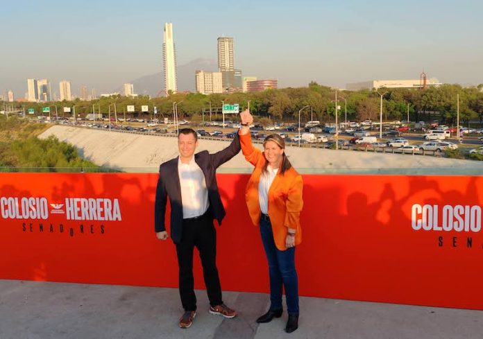 Inician viaje rumbo al Senado de la República, Luis Donaldo Colosio y Martha Herrera; van por MC