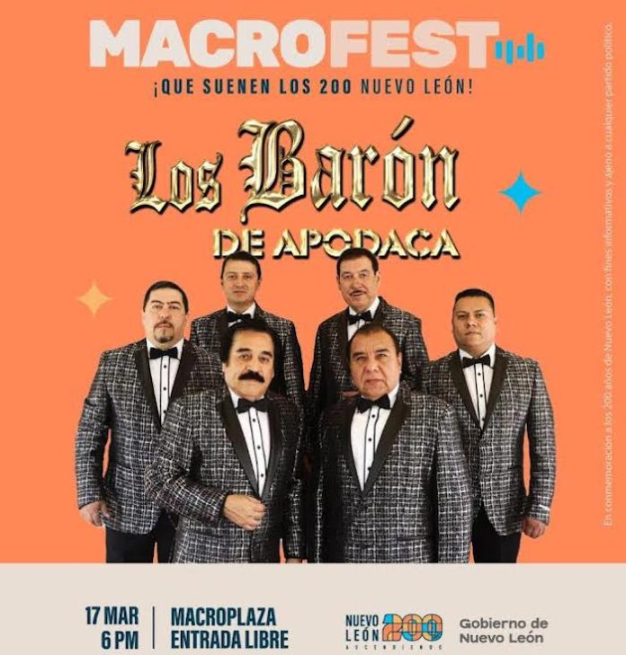 Acompañarán los Barón de Apodaca a los Tigres del Norte en el Macrofest de los 200 años de NL