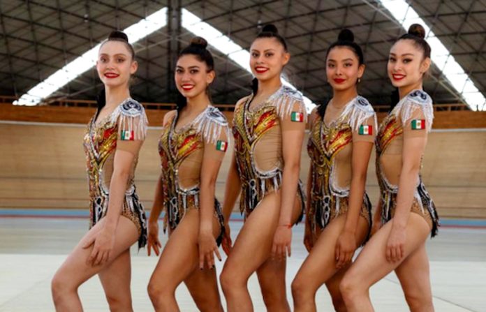 Equipo mexicano de gimnasia rítmica sube al Olimpo en Grecia