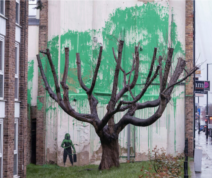 Un nuevo mural de Banksy aparece en Londres