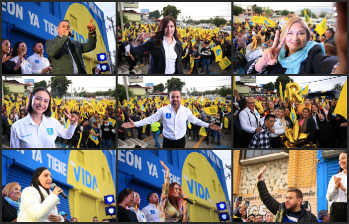 Se registra César Valdés como candidato a la alcaldía de García por el partido VIDA; que sumo además a otros candidatos