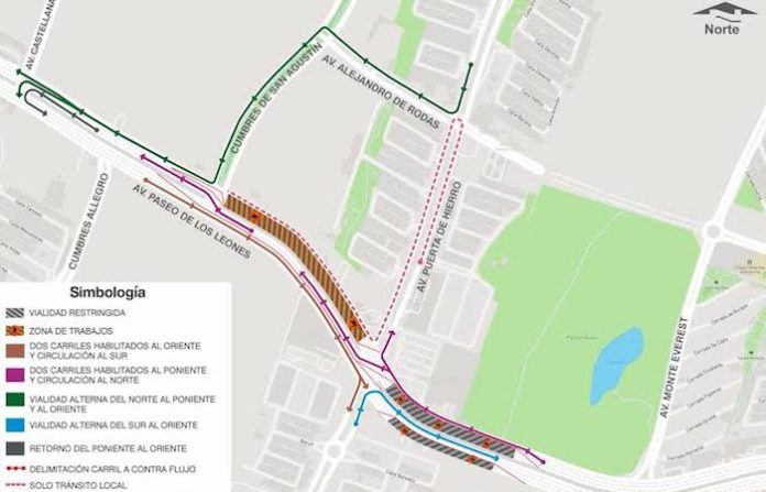 Anuncian nuevas alternativas viales en Leones