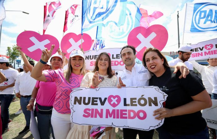 Diana Vega hija de Xóchilt Gálvez visita NL