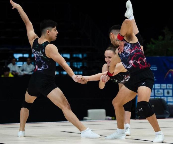 Gimnasia aeróbica mexicana logra oro y plata en Portugal
