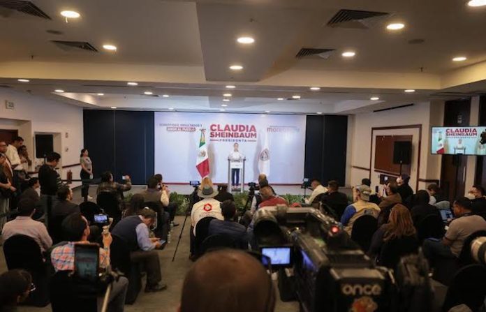 “Frente a la guerra, nuestra propuesta es la construcción de la paz”: Claudia Sheinbaum