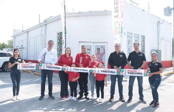 Comienza Paco Treviño su camino rumbo a la reelección y dando paso a la inauguración de su Comité de Campaña