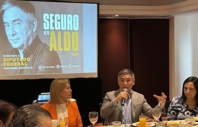Aldo Fasci ahora como candidato al Distrito 10 con los colores de MC, propone nueva ley para proteger a periodistas
