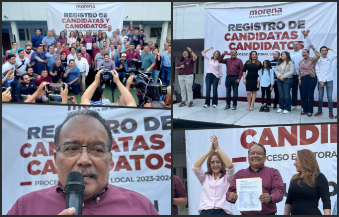 Oficialmente Andrés Mijes buscará la reelección en Escobedo, establece su registro ante IEEPCNL