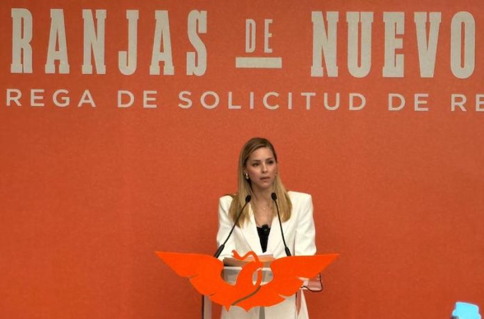 Oficialmente Mariana Rodríguez se registra como candidata de MC para Monterrey