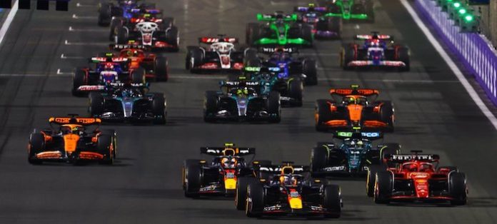 Dominante victoria de Verstappen y “Checo” Pérez en el GP de Arabia Saudita
