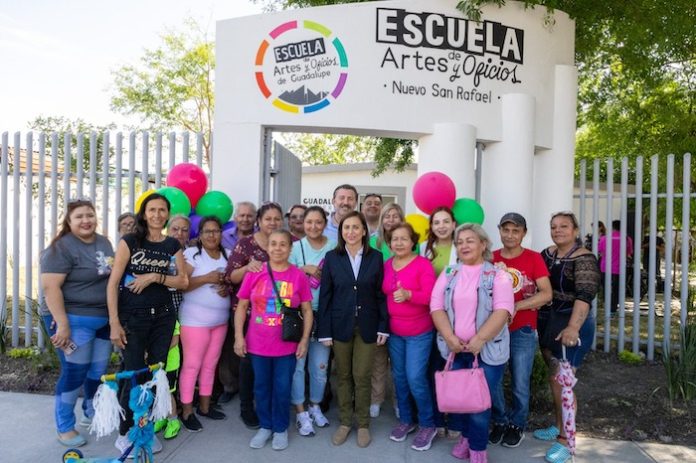 Inaugura Guadalupe tercera “Escuela de Artes y Oficios”