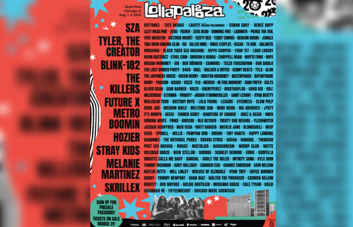 Lollapalooza 2024 anuncia su fenomenal lineup
