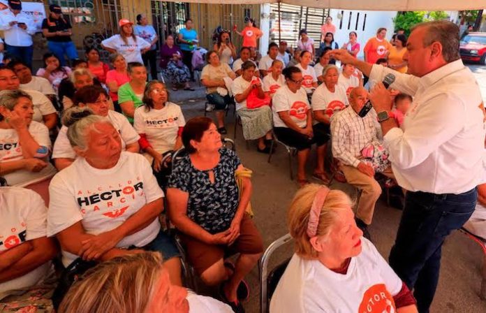 Héctor García por pavimentos nuevos en Guadalupe