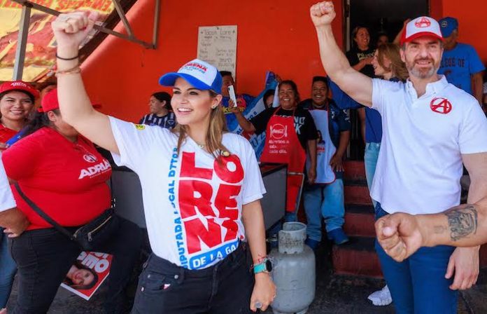 Lorena de la Garza respalda la nueva estrategia de seguridad denominada “Escudo” presentada por Adrián de la Garza para recuperar la tranquilidad de Monterrey