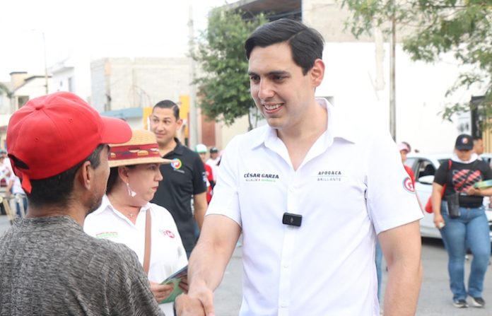 César Garza Arredondo se compromete a impulsar parques y áreas verdes en Apodaca