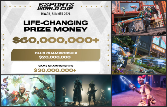 La Copa Mundial de Esports contará con una bolsa de premios de más de $60 millones de dólares