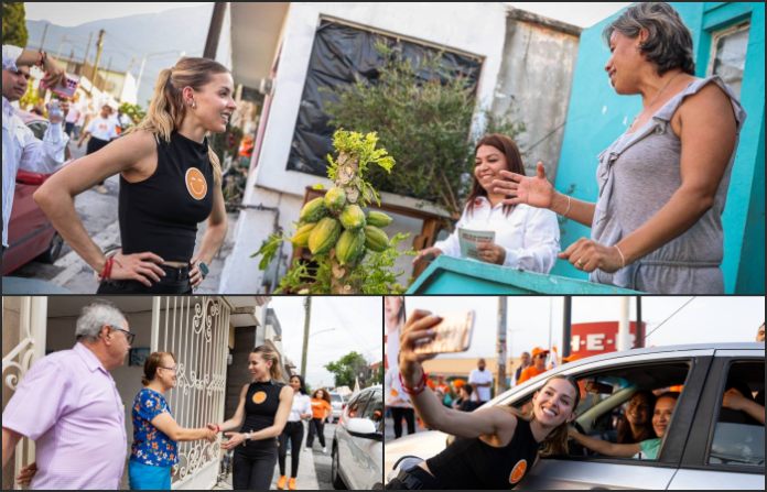 Emociona Mariana a vecinos de la Colonia Valle de Infonavit y otros sectores