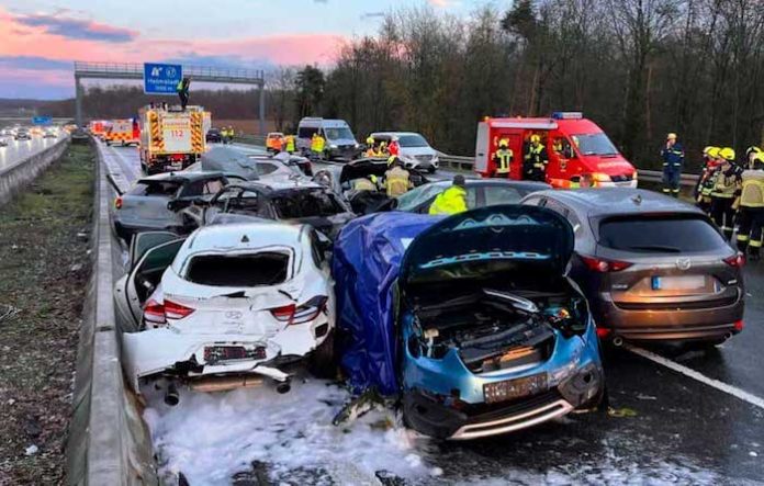 Al menos 15 heridos en un accidente de tránsito en Alemania