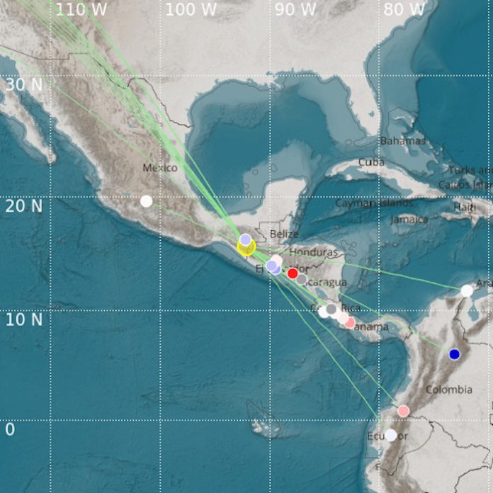 Alarma en el sur y occidente de Guatemala por sismo de 4,9 grados Richter
